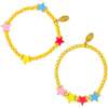 Girl's Rainbow Stars Stretchy Bead Bracelets - Bracelets - 1 - thumbnail