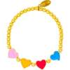 Girl's Rainbow Hearts Stretchy Bead Bracelets - Bracelets - 2