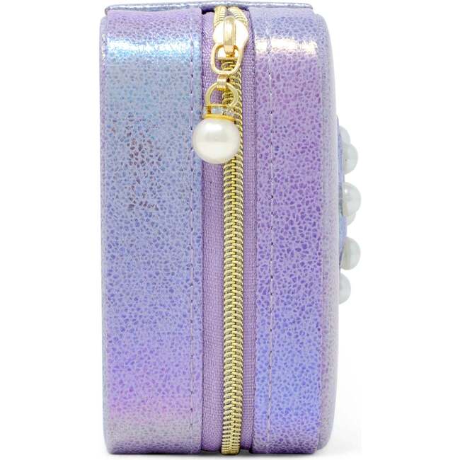 Girl's Mermaid Seashell Pearl Jewelry Box, Purple - Other Accessories - 3