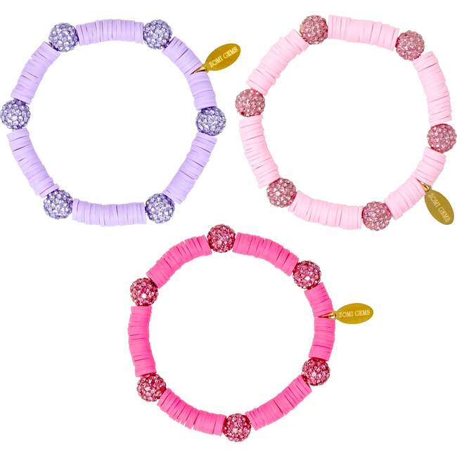 Girl's Dazzle Disk Bracelet Set