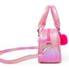 Girl's Game Day Glam Clear Crossbody Handbag, Hot Pink - Bags - 2