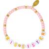 Girl's Big Sis/Lil Sis Stretchy Bead Bracelet Set, Pink - Bracelets - 2