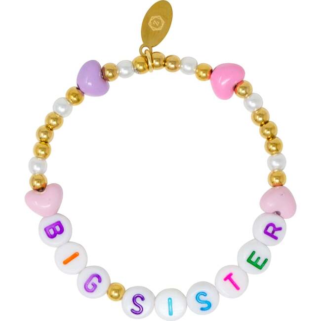 Girl's Big Sister/Lil Sis Hearts Bracelet Set