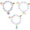 Mermaid & Seashell Bracelet Set - Bracelets - 1 - thumbnail