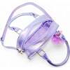 Girl's Game Day Glam Clear Crossbody Handbag, Purple - Bags - 5
