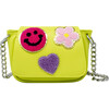 Crossbody Patch Handbag, Lime - Bags - 1 - thumbnail