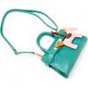Girl's Crocodile Pony Handbag, Green - Bags - 4