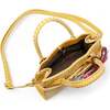 Girl's Crocodile Pony Handbag, Yellow - Bags - 5