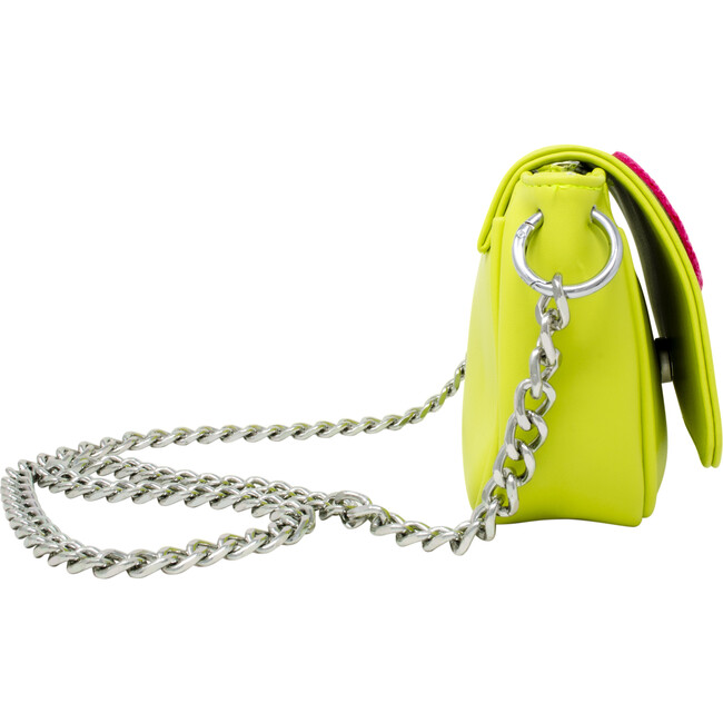 Crossbody Patch Handbag, Lime
