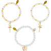 Butterfly & Ballerina Bracelet Set - Bracelets - 1 - thumbnail