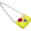 Crossbody Patch Handbag, Lime - Bags - 4