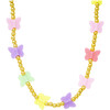 Butterfly Bead Necklace, Multicolors - Necklaces - 2