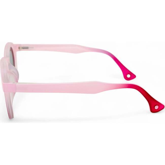 Bubble Luxe Polarized Round Kids Sunglasses, Pink