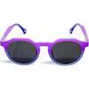 Bubble Luxe Polarized Round Kids Sunglasses, Purple - Sunglasses - 3