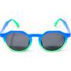 Bubble Luxe Polarized Round Kids Sunglasses, Blue - Sunglasses - 3