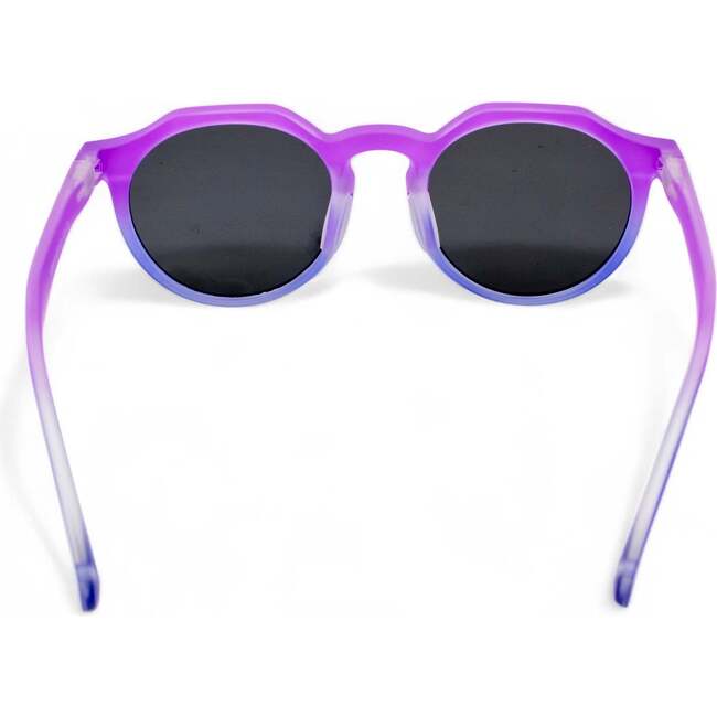 Bubble Luxe Polarized Round Kids Sunglasses, Purple - Sunglasses - 4