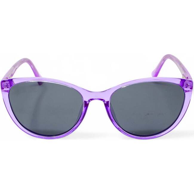 Pop Cat Eyes Polarized Premium Kids Sunglasses, Purple - Sunglasses - 3