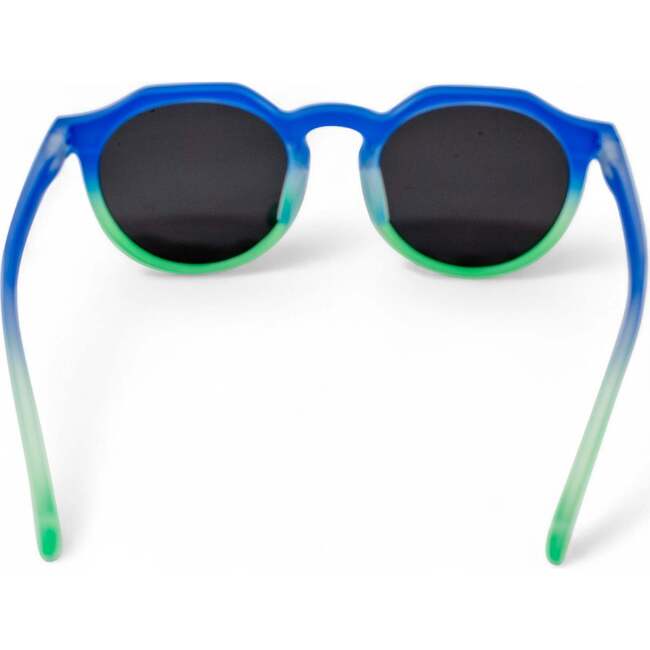 Bubble Luxe Polarized Round Kids Sunglasses, Blue - Sunglasses - 4