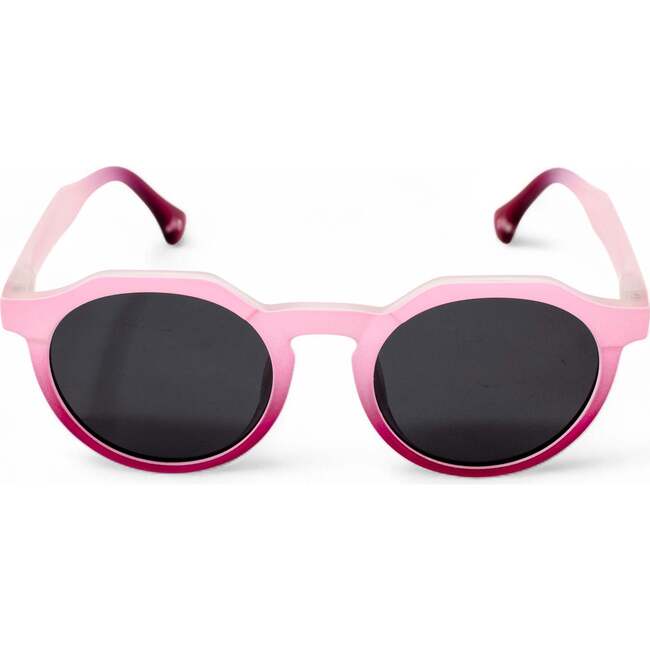 Bubble Luxe Polarized Round Kids Sunglasses, Pink - Sunglasses - 3