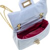 Classic Quilted Sparkle Mini Purse, Blue - Bags - 5