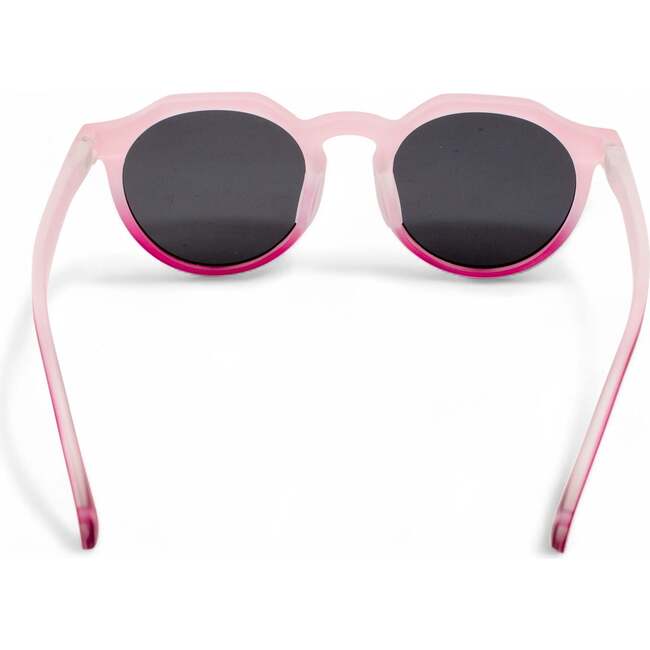 Bubble Luxe Polarized Round Kids Sunglasses, Pink - Sunglasses - 4