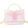 Mermaid Tail Pearl Handle Bag,  Pink - Bags - 1 - thumbnail