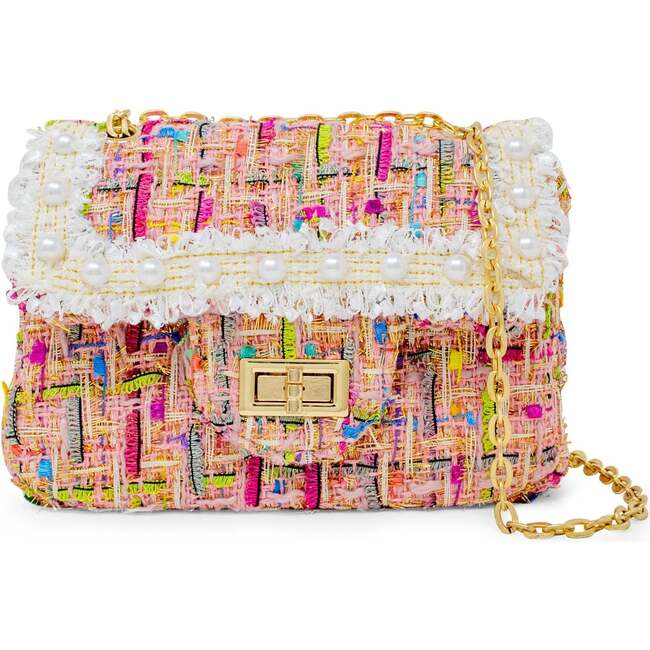Classic Tweed Handbag,  Pink