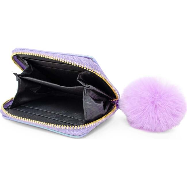 Mermaid Scale Wallet,  Purple