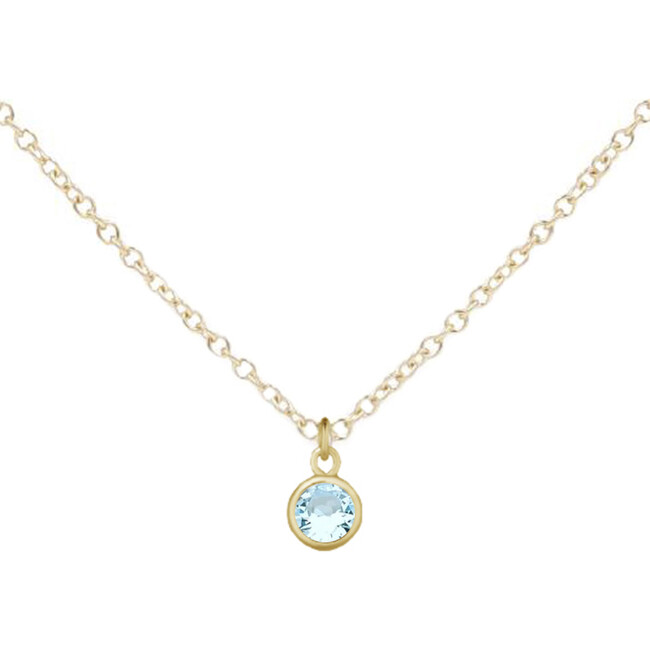 March Birthstone Necklace