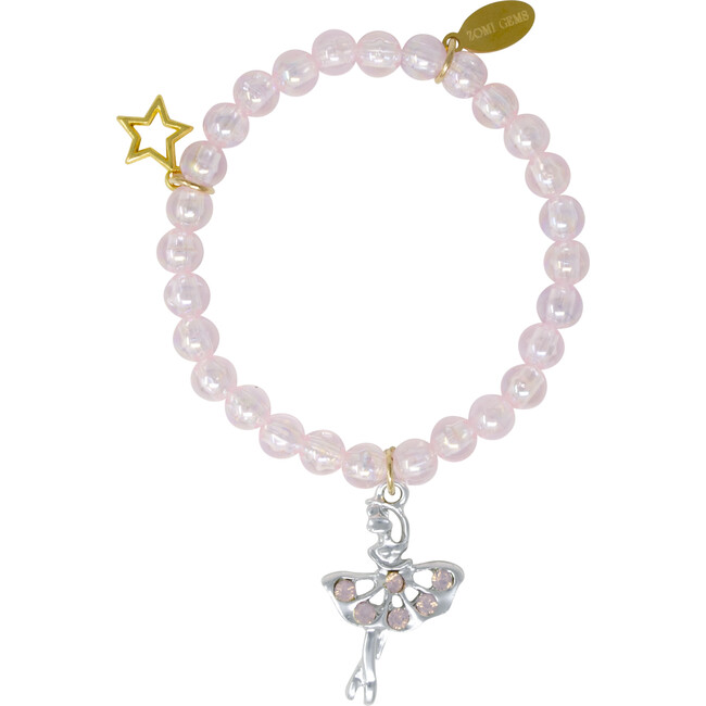 Pink Dancing Ballerina Bracelet