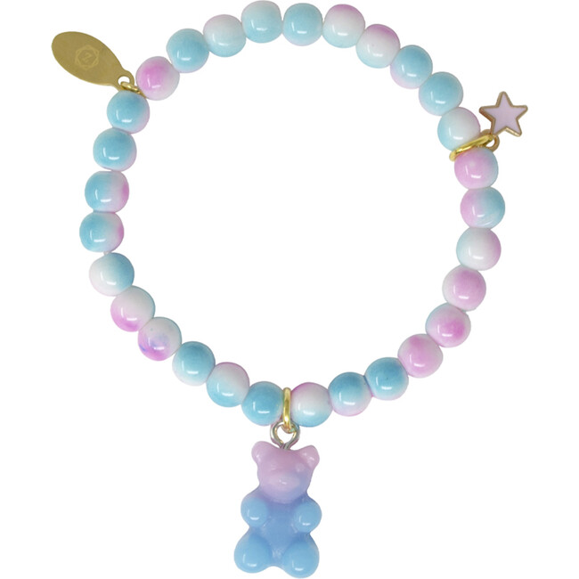 Pink & Blue Gummy Bear Bracelet