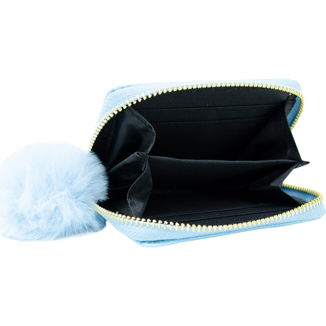 Shiny Wave Wallet, Blue