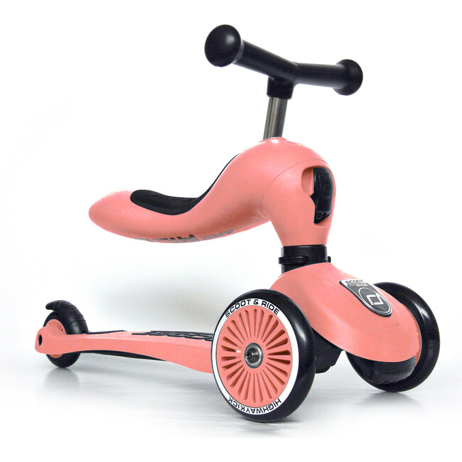 Scoot and Ride Highwaykick 1 Scooter and Ride On - Peach - Scooters - 4