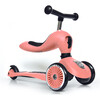Scoot and Ride Highwaykick 1 Scooter and Ride On - Peach - Scooters - 4