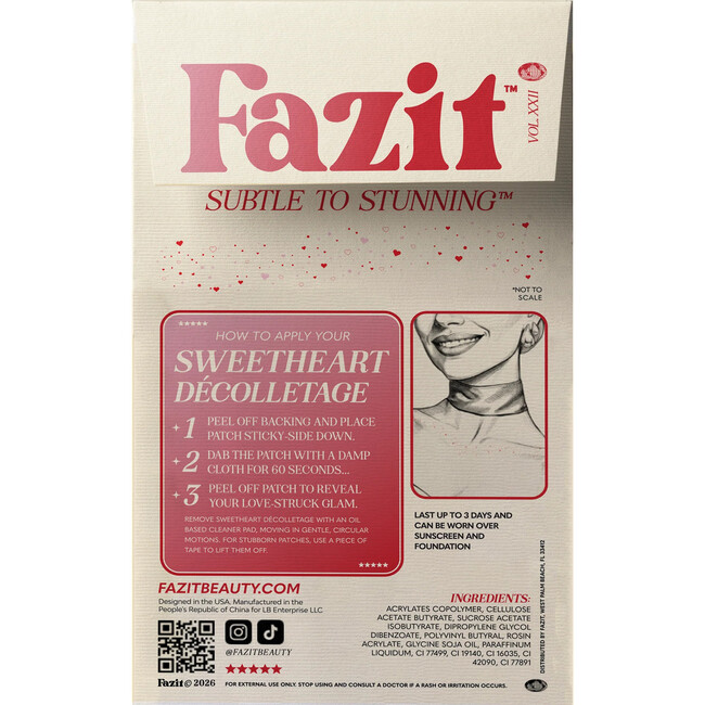 Sweetheart Decolletage Makeup Patches - Makeup Kits & Beauty Sets - 3
