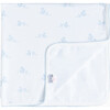 Lapinou Bunny Blanket, Pale Blue - Blankets - 1 - thumbnail