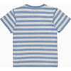 Here Comes Trouble T-Shirt, Pale Blue Stripe - T-Shirts - 2
