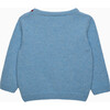 Henry Car & Bear Jumper, Blue Marl - Sweaters - 2
