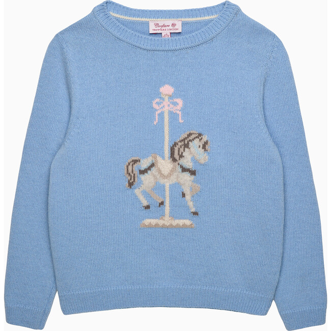 Carousel Horse Jumper, Blue