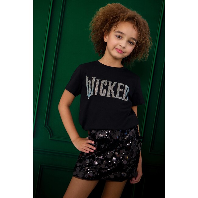 Wicked Crystal Tee Black