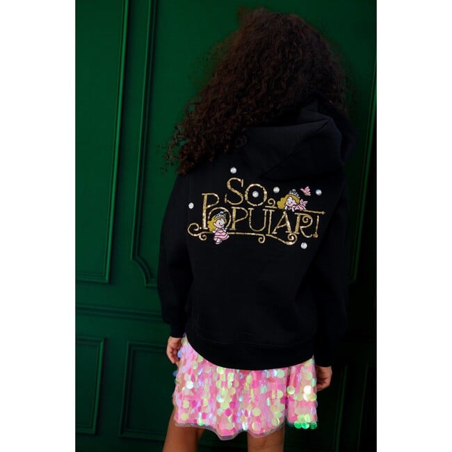 So Popular Hoodie Black - Sweatshirts - 4
