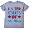 Usa Tee, Grey Triblend - T-Shirts - 1 - thumbnail