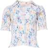 Elysia Top in Blue Bouquet Floral - Blouses - 1 - thumbnail