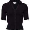 Elysia Top in Black - Blouses - 1 - thumbnail