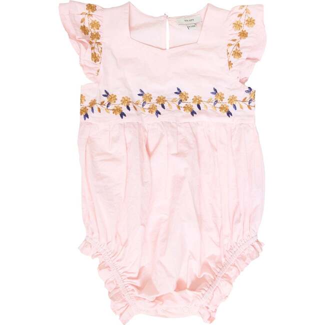 Baby Hattie Romper in Embroidered Spring Floral