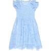 Mini Hattie Dress in Cornflower Blue Lace - Dresses - 1 - thumbnail