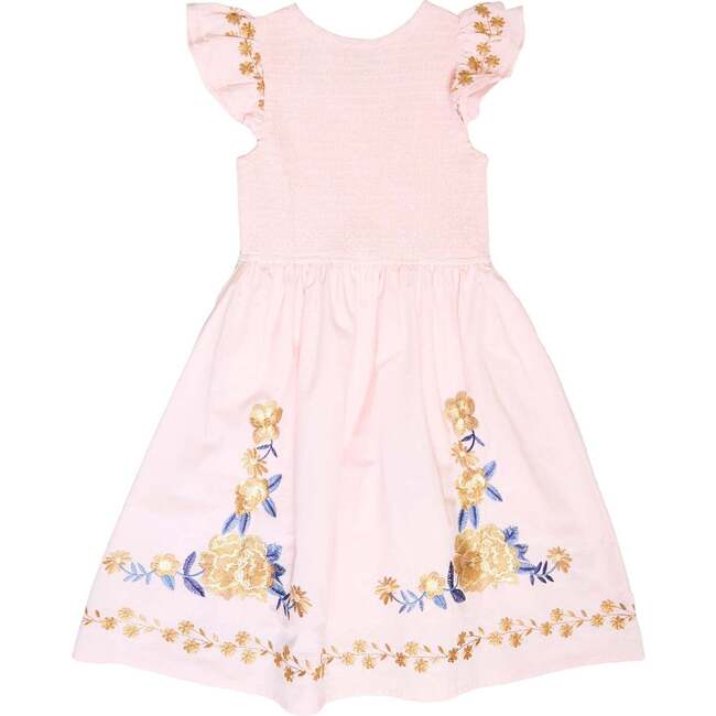 Mini Hattie Dress in Embroidered Spring Floral