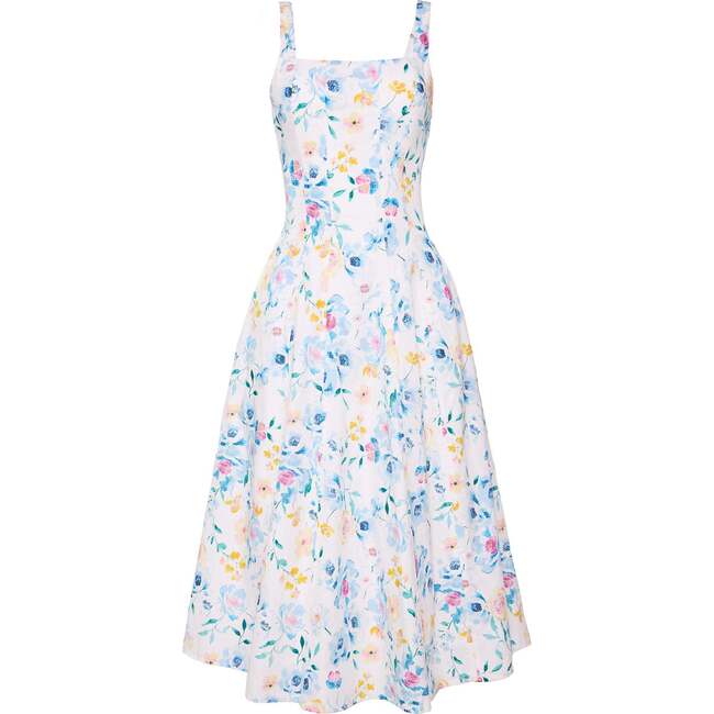 Petal Dress in Blue Bouquet