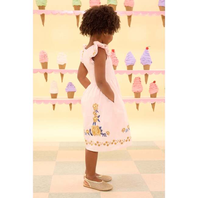 Mini Hattie Dress in Embroidered Spring Floral - Dresses - 3