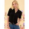 Elysia Top in Black - Blouses - 5 - thumbnail